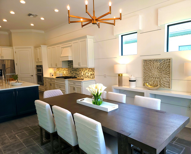 Dining Table at the Dining Area of the House